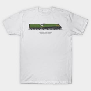 Union of South Africa British Preserved A4 Locomotive 60009 T-Shirt